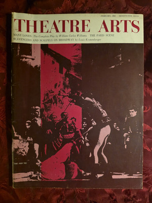THEATRE ARTS February 1962 Franco Zeffirelli Louis Kronenberger Richard Gehman
