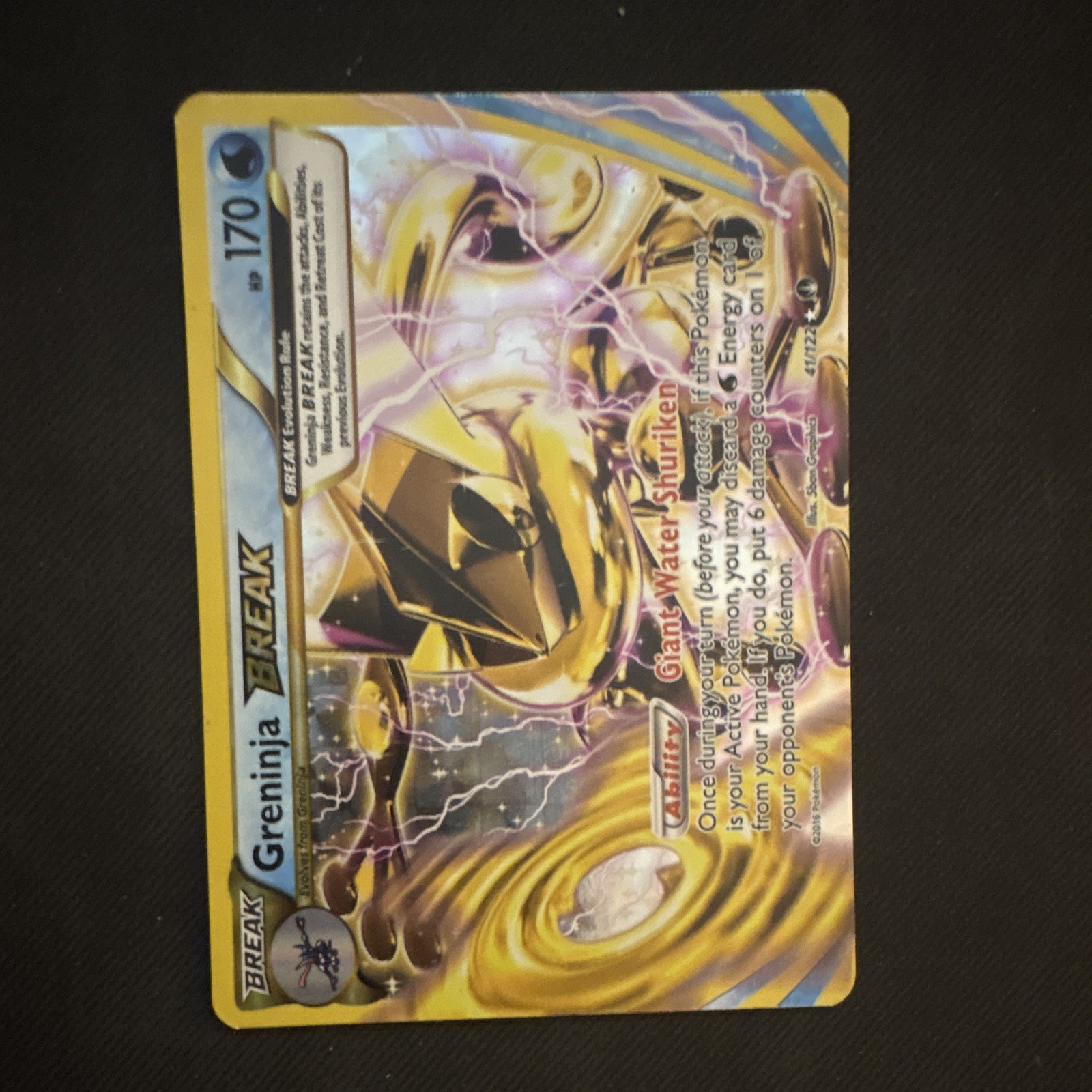 Greninja BREAK 41/122 Breakpoint Holo - Lp/Mp
