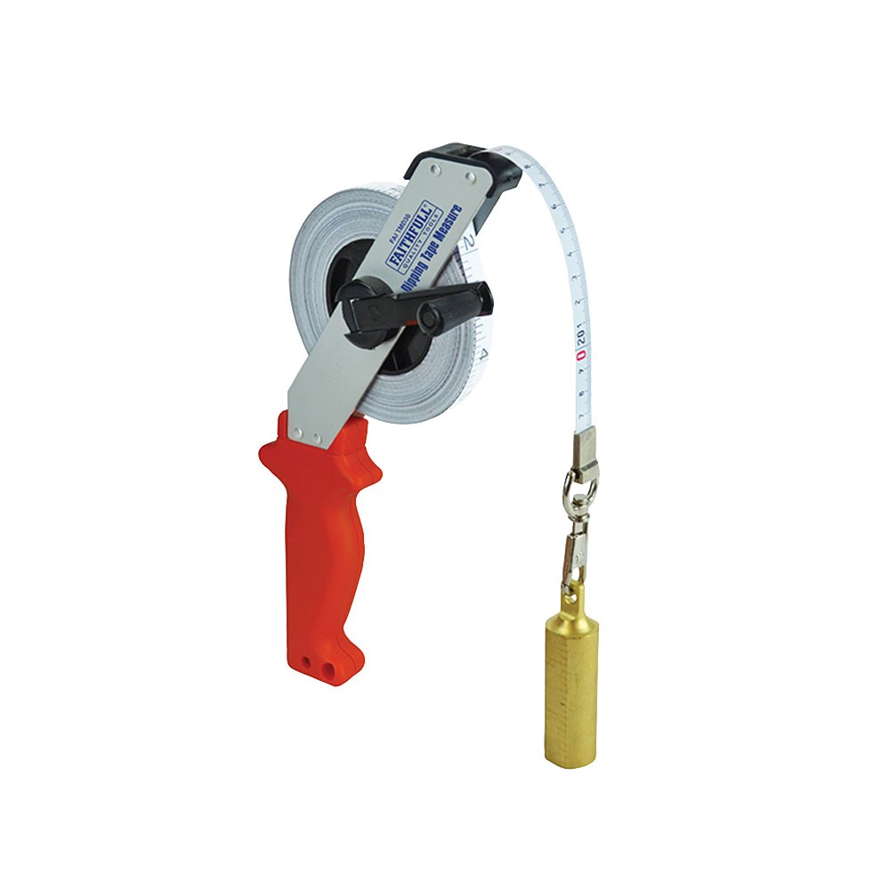 Faithfull Dipping Tape Measure With Weight 30m