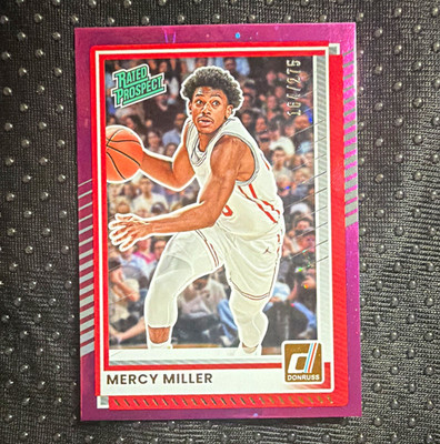 Panini Donruss 2025-26 Mercy Miller Rated Prospect Purple #55 /199