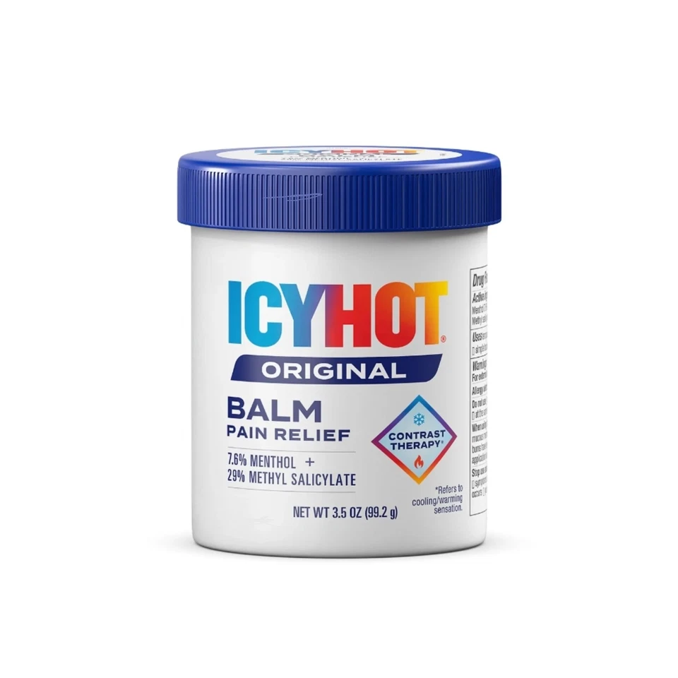 Bálsamo original para aliviar el dolor muscular y articular con mentol Icy Hot 3,5 oz Foto 2 de 4