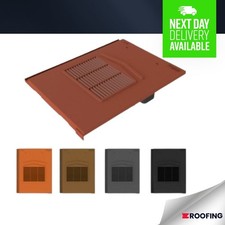 Flat Edge Roof Tile Vent -  Red, Black, Grey, Brown, Terracotta - RTV-TE