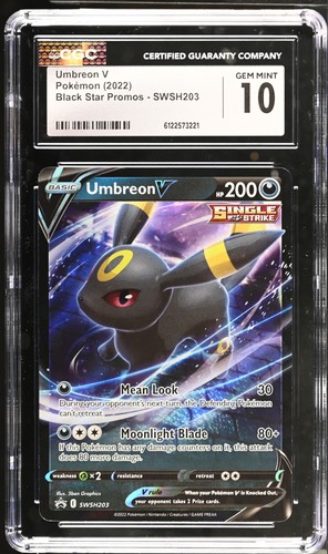 Umbreon V SWSH203 Holo Black Star Promos Pokemon CGC 10 Gem Mint