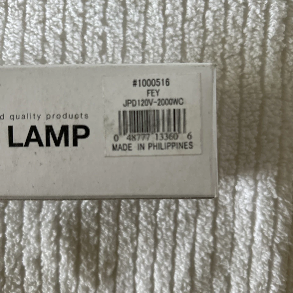 Ushio Studio/Set Halogen Lamp/Bulb JPD120V-2000W FEY - Image 2 of 4