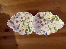 Queens Fine Bone China Country Meadow Sweets / Trinket Dish