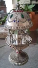 Silver Tone Metal Wallace Musical Carousel  9"