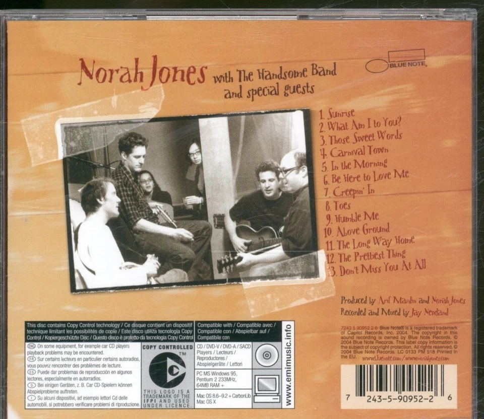 Norah Jones Feels Like Home CD Europa Blue Note 2004 724359095226 - Bild 2 von 3