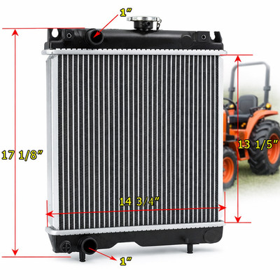 2 Rows Radiator for Kubota Tractor BX22D BX2230D BX2200D BX23D K2561-85210