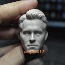 Unpainted 1/6 heroes Ryan Reynolds Head Sculpt For 12in Male PH TBL Figure Body