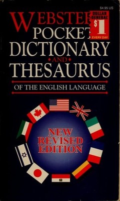 Webster's Pocket Dictionary and Thesaurus by Webster's, Good Book