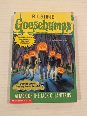 Goosebumps #48 Attack Of The Jack-O Lanterns W/Card  1st Print