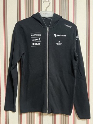 Swiss Ski Team Wear 2019 Jacket Hoody Raiffeisen AUDI Navyboot Sz M
