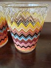 Missoni for Target Plastic Tumbler Cups set of 4 Colorful Zig Zag — photo 2