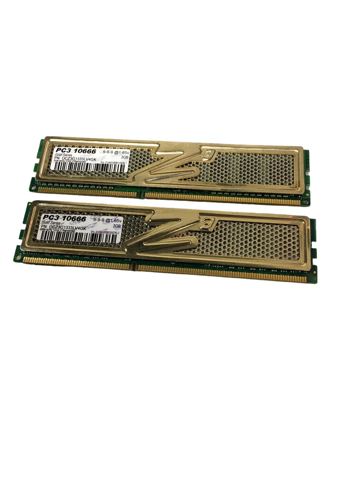OCZ PC3 10666 4GB / 2 x 2GB DDR3 1333 MHz RAM OCZ3G 1333LV4GK 9-9-9 @1.65V - Image 2 of 2