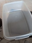 Vintage Rubbermaid Servin Saver #8 Rectangle 33 Cup Sheer Almond Lid Jumbo Large — photo 3