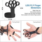 Silicone Grip Device Finger Exercise Stretcher Arthritis Hand Grip Trainer Stren