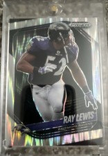 2025 Panini Prizm Black - Ray Lewis #8 Skewed Prizm 019/249
