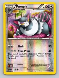 Purugly 94/122 BREAKpoint Reverse Holo