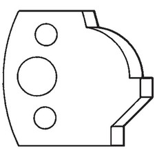 Scheppach Profilmesser Paar 63207413 ID.-NR. 100 129 063 wie Leitz 026251