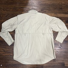 Chemise Orvis Homme XL – Nylon Gris, Poches, Respirante – Pêche, Randonnée, Bateau (TB État)