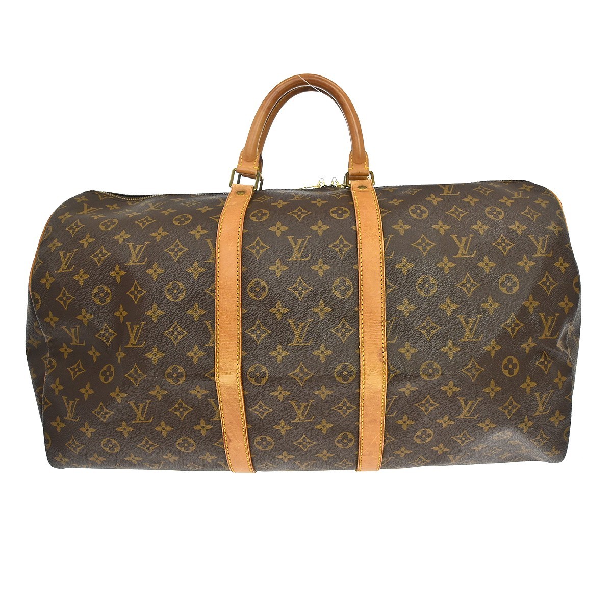 Best05 LOUIS VUITTON KEEPALL 55 TRAVEL HANDBAG MONOGRAM M41424 VI1902 YQ04895