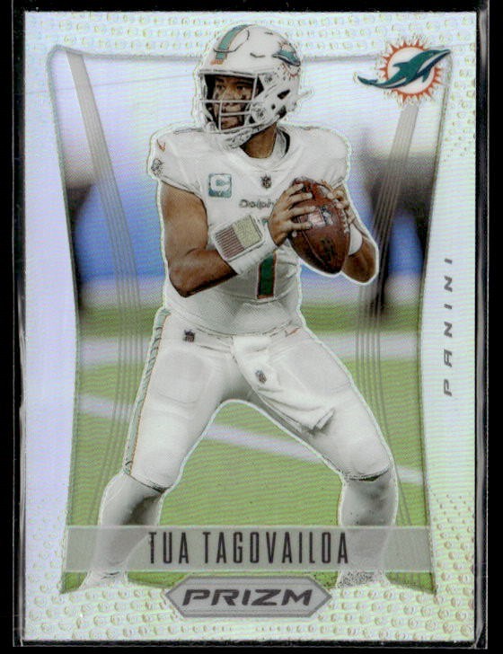L50,942 -  2023 Panini Prizm Prizm Flashback Prizms Silver #1 Tua Tagovailoa