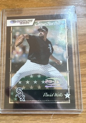 2001 Donruss - David Wells #148 Career Stat Line /161
