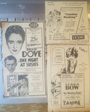 10/18/30 Tampa Florida Newspaper Movie Ads CLARA BOW Billie Dove