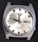 Seiko Silver Dial Men's Automatic Cal. 7019 Vintage Watch -- Spares/Repairs