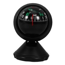 Adjustable Car Compass with Stick-On Base  Universal Dashboard Navigation