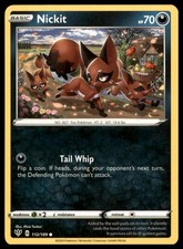 Nickit 112/189 Common Darkness Ablaze Pokemon NM