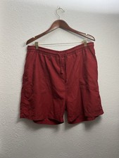 VTG Op OCEAN PACIFIC SPORT Red Beach Swim Shorts Men's Sz L Outdoor