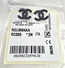 CHANEL CH 5435 Sunglasses Black Replacement Temples Side Logo GENUINE