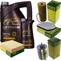 Inspektionspaket 6L Mannol Extreme 5W-40 FüR Mercedes R170 200 Kompressor 230