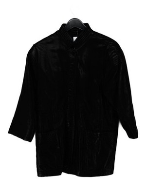 Vera Pelle Mantel Jacke schwarz