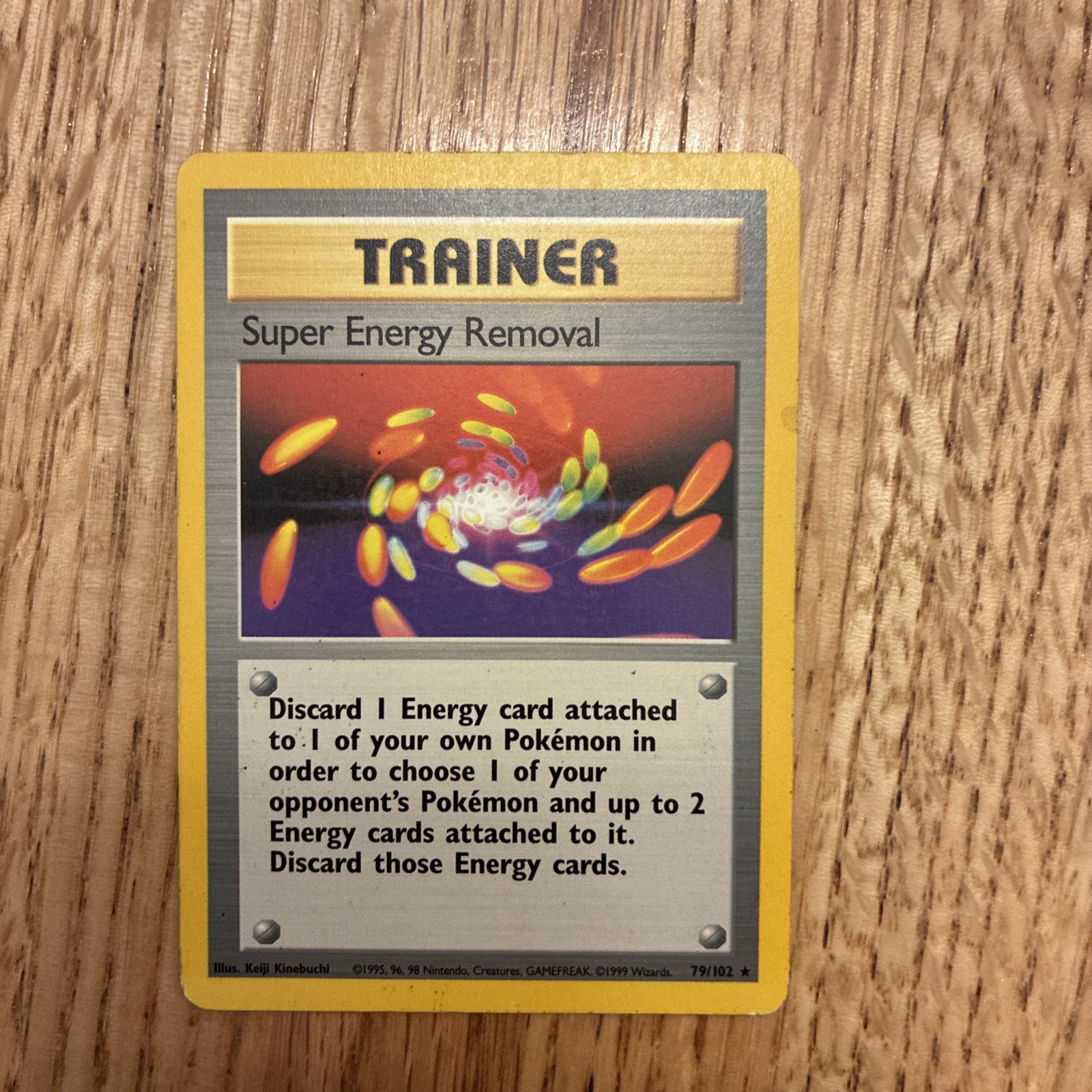 Super Energy Removal 79/102 Pokemon TCG Base Set, Unlimited Rare Card Rare