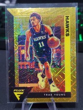 2020-21 Panini Flux Trae Young Gold Mojo  /10 SSP #1 Super Rare