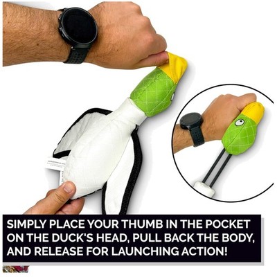 Interactive Dog Toy Duck Slingshot - Outdoor Fetch Game