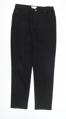 Coldwater Creek schwarze Damenjeans Größe 12