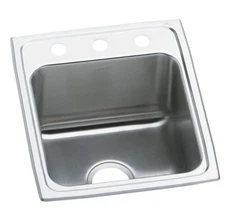Elkay LRAD1522653 Lustertone Classic 15” x 22” 3 Hole Drop-in ADA Sink **READ‼️