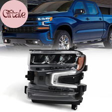 Full Led Headlight Assembly For Chevy Silverado 1500 2019 2020 2021 2022 Pickup