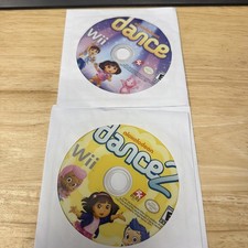 Nickelodeon Dance 1 & 2 Wii 2 Game Bundle Disc Only
