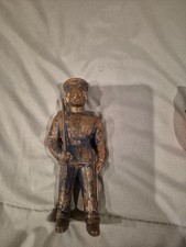 Vintage Cast Iron Solider Figure