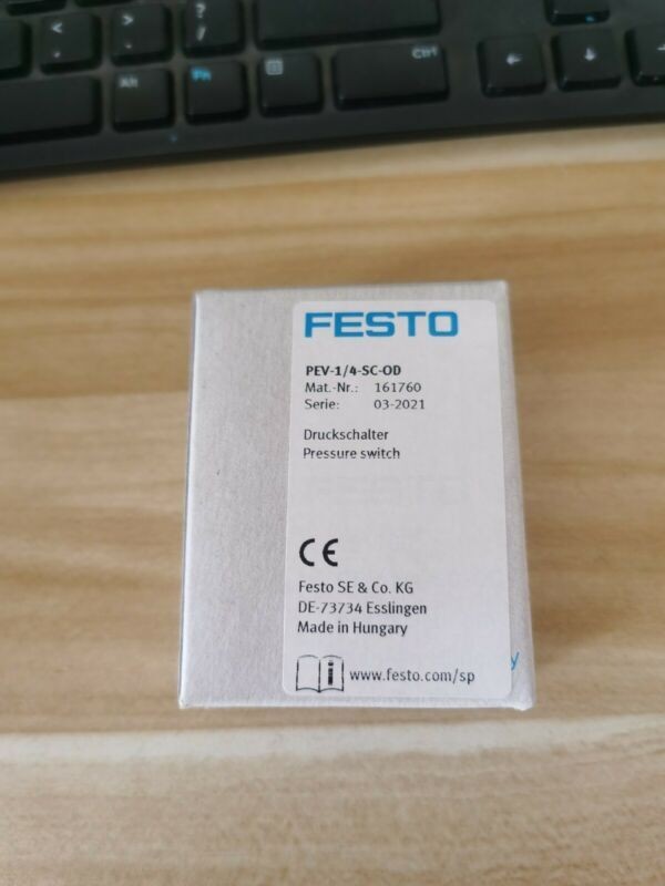 1PC New Festo PEV-1/4-SC-OD 161760 Pressure Switch Brand