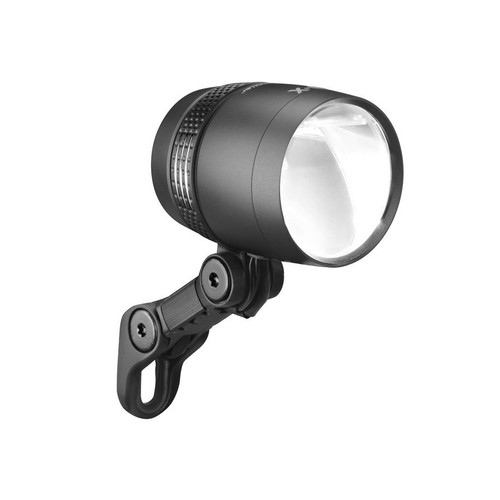 Front LED Headlight Lumotec IQ-X E 6-60V DC Black 2021797200 Busch&Muller Bike - Picture 1 of 1