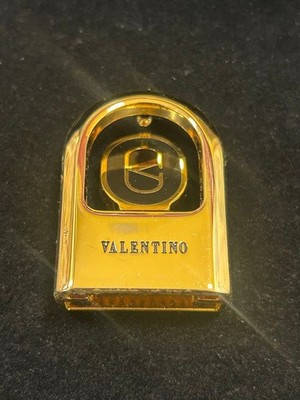 Valentino Gold Buckle V Logo Vintage Metal Fittings Belt Parts Limited Edition V