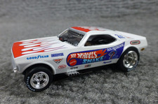 Auto World 4Gear Hot Wheels Don The Snake Prudhomme '72 Plymouth Wht HO Slot Car