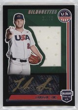 2022 Panini USA Baseball Stars & Stripes Black Gold 61/75 Landon Sims Auto 17u0