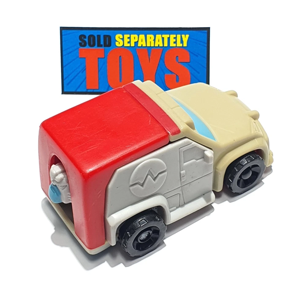 McDonald's Transformers Animated RATCHET figure Happy Meal 2008 vehicle ambulanc - Image 3 of 4