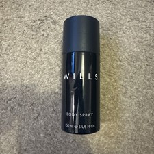 Jack Wills Original Wills 150ml Body Spay Deodorant Discontinued UK 
